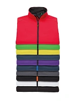 Result R 232M Pánská 2-vrstvá softshell vesta "Printable" 30.232M white/black