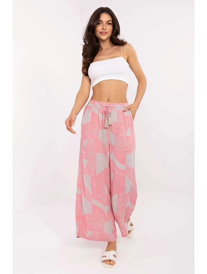 Dámské kalhoty s vysokým pasem model 215116 Sublevel Dámské kalhoty s vysokým pasem model 215116 Sublevel