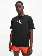 Pánské tričko KM0KM00757 - BEH černá - Calvin Klein