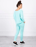 Souprava s oversize halenkou mint