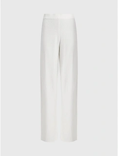 Dámské kalhoty 000QS7058E 101 ecru - Calvin Klein