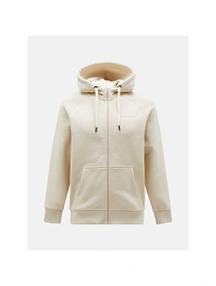 Peak Performance M Original Small Logo Zip Hood Beige