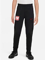 SPORT Juniorské kalhoty Poland Strike DM9600-010 Černá vzor - Nike