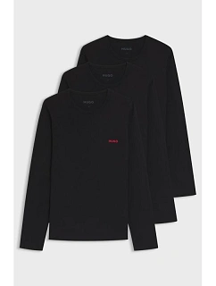 Hugo Bodywear pánská souprava triček LS-SHIRT NERO (50492631-001)