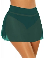 Dámská plážová sukně Skirt 4 D98B - 7 tm. zelená - Self
