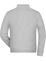 Daiber JN 1810 Pánská pracovní mikina Doubleface - Solid 02.1810 grey heather