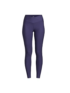 Dámské legíny s vysokým pasem Casall Overlap High Waist Tights, fialové