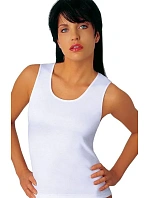 Bílá dámská košilka Emili Sara XXL-XXXL