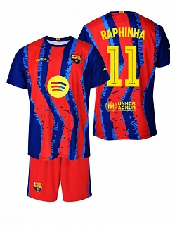 FC Barcelona Raphinha set dres šortky junior box 2025/26 BC59ER dětské