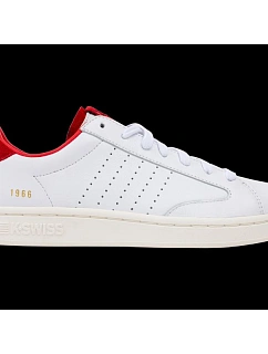 Tenisky K-swiss LOZAN KLUB LTH WHITE/MARS RED/SNOW WHITE-M (07263-113-M)