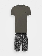 Pánské pyžamo 111360 2F567 76020 šedá - Emporio Armani