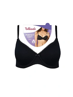 Dámská měkká vyztužená podprsenka PERFECT SOFT BRA - BELLINDA - černá