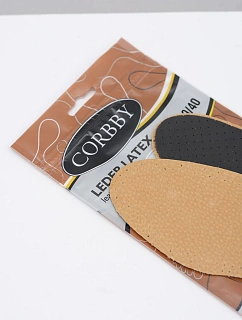 Corbby LEDER LATEX Dvouvrstvé Kožené Vložky S Aktivním Uhlím