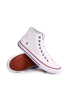 Pánské klasické vysoké tenisky BIG STAR DD174251 Bílé