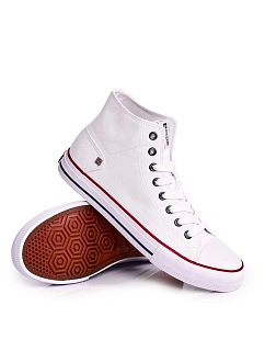 Pánské klasické vysoké tenisky BIG STAR DD174251 Bílé