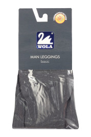 Pánské hladké bavlněné podvlékací kalhoty Man Leggings basic - Wola