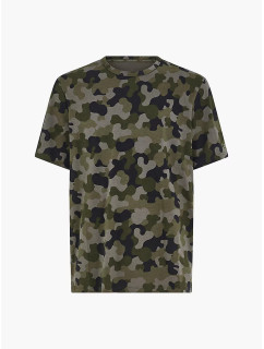 Pánské tričko Lounge - NM2192E - UY4 - Vojenský vzor - Calvin Klein