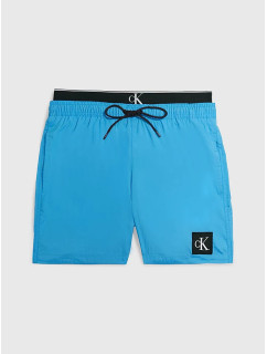 Pánské plavky s dvojitým pasem KM0KM00846 CYO modré - Calvin Klein
