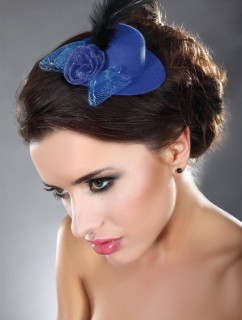 Ozdoba do vlasů Mini Top Hat Model 11 Blue - LivCo Corsetti