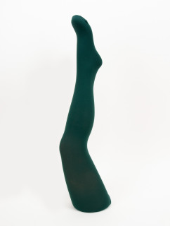 Dívčí hladké neprůhledné punčocháče z mikrovlákna 40 Den RAM-009 Tmavě zelená - Yoclub