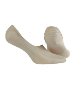 Hladké pánské ponožky - mokasínky se silikonem