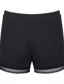 Dámské šortky GO Ribbed Short - BLACK - černé 0004 - SLOGGI