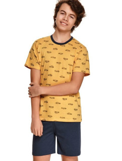 Chlapecké pyžamo Max žluté s auty