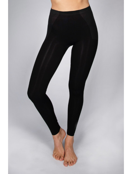 Legíny stahovací bezešvé dámské Legging Bodyeffect Oro Barva: Černá, Velikost: