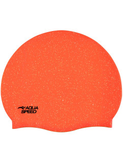 AQUA SPEED Plavecká čepice Reco Orange Pattern 75