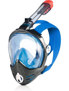 AQUA SPEED Potápěčská maska Brizo Graphite/Blue Pattern 01