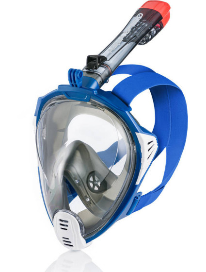 AQUA SPEED Potápěčská maska s plnou tváří Drift Blue/White Pattern 01