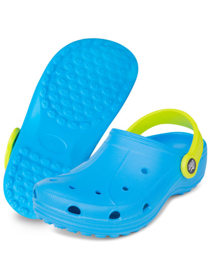 AQUA SPEED Plavecká obuv do bazénu Lima Light Blue Pattern 02
