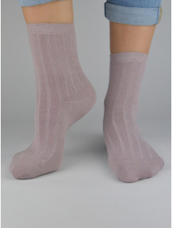 NOVITI Ponožky SB051-W-02 Dirty Pink