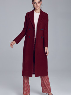 Dámský kabát Nife Coat Pl06 Claret