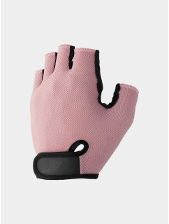 Cyklistické rukavičky s gelovými vložkami 4FSS23AFGLU058-56S růžové - 4F