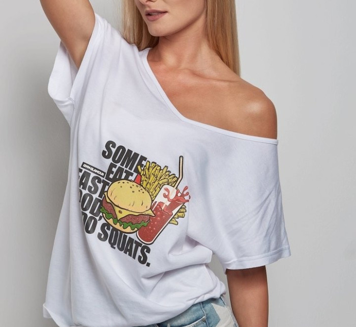 Dámské tričko - Fast Food - Gym Glamour