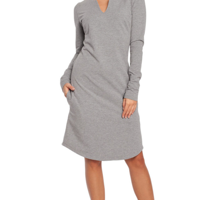 Dámské šaty B017 Grey - BeWear