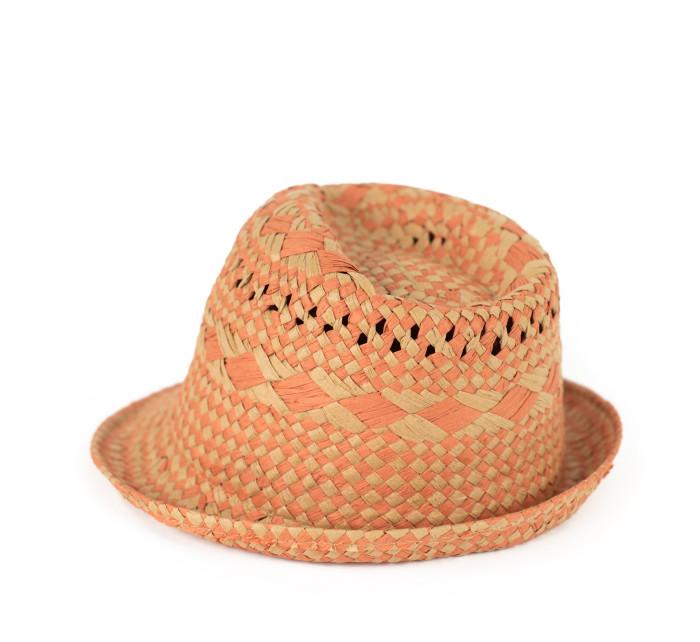 Unisex plážový klobouk cz21146-1 Béžovo-oranžová - Art Of Polo