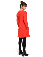 Dámské šaty B042 červené - BeWear