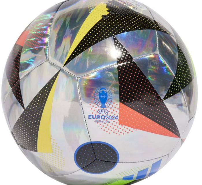 SPORT Fotbalový míč Euro24 IN9368 Stříbrná mix - Adidas