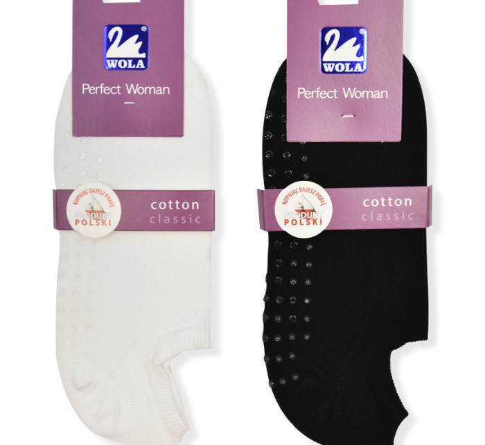 Hladké dámské ponožky + ABS