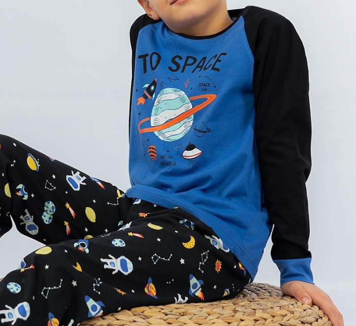 Dětské pyžamo dlouhé Vesmír
