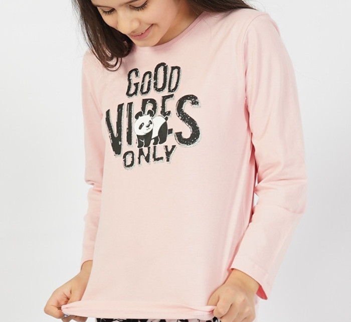 Dětské pyžamo dlouhé Good vibes only