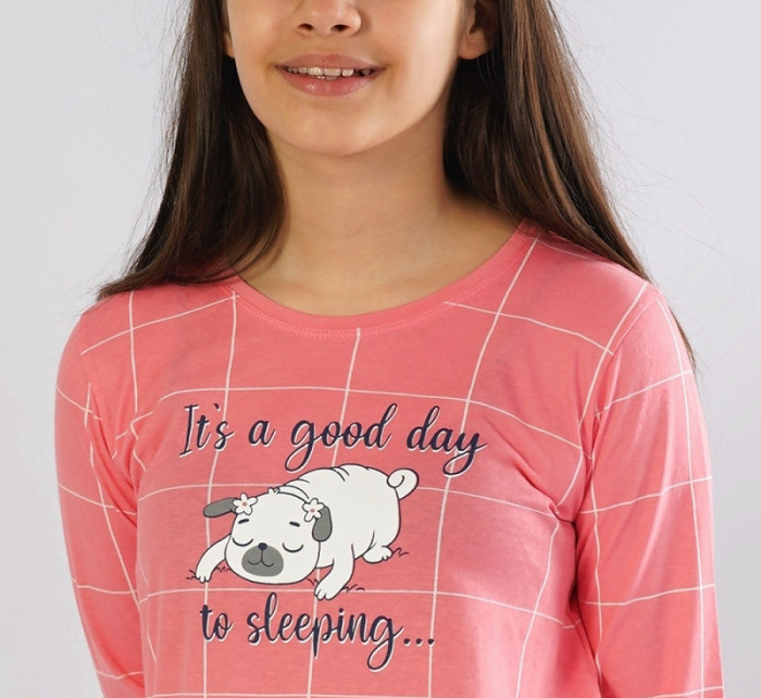 Dětská noční košile s dlouhým rukávem Sleeping day