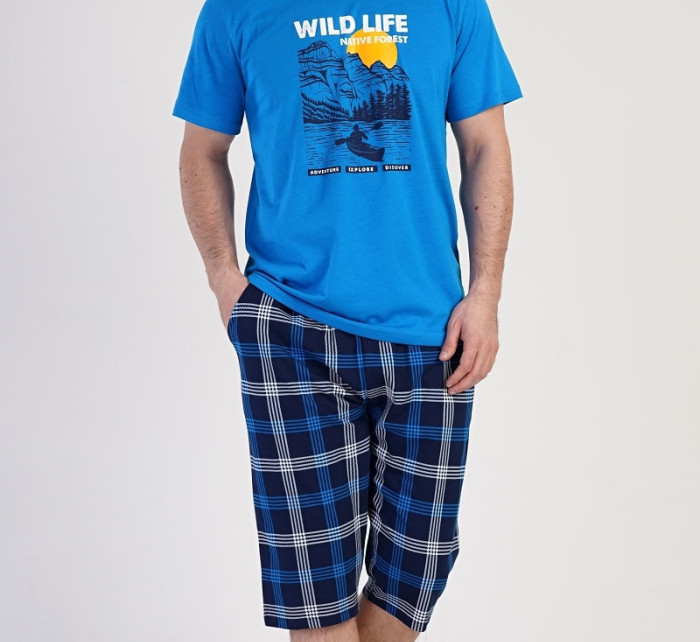 Pánské pyžamo kapri Wild life