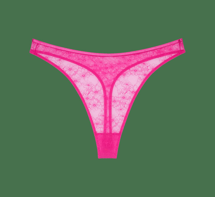 Dámské tanga Bright Spotlight High Leg string - Passionate Pink - růžové 7760 - TRIUMPH