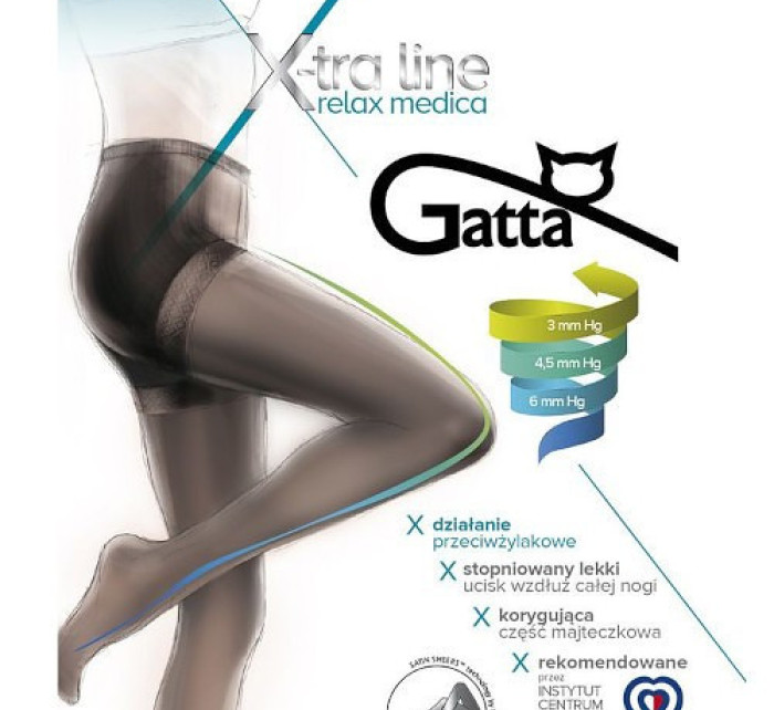Dámské punčochové kalhoty Gatta Body Relax Medica 40 den 5-XL