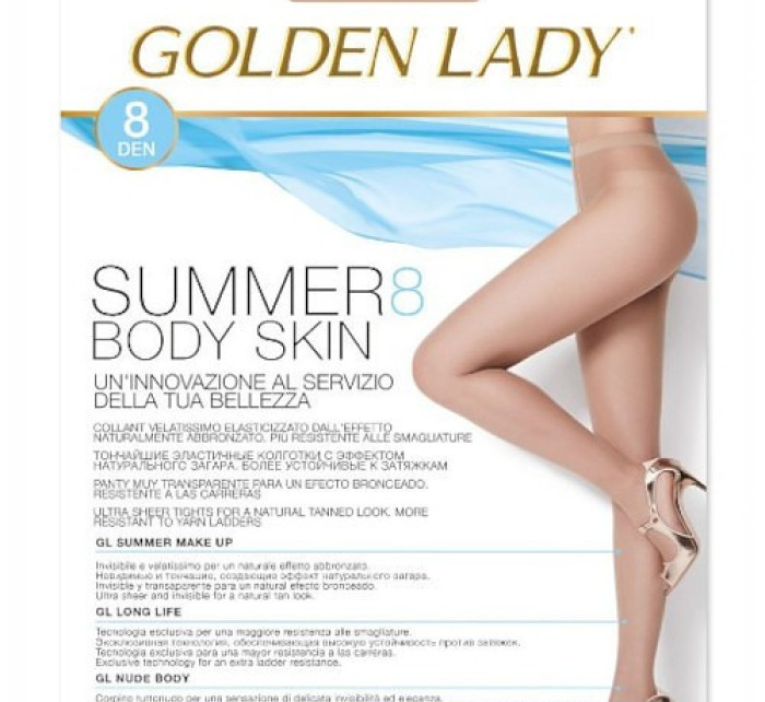 Dámské punčochové kalhoty Golden Lady Summer Body Skin 8 den 2-4