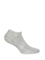 Hladké dámské kotníkové ponožky Wola W81.401 Tencel