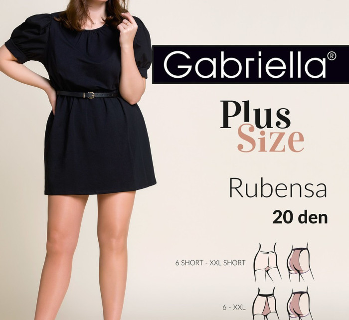 Dámské punčochové kalhoty Gabriella Rubensa Plus Size 161 20 den 8-9
